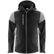 Двоколірна куртка софтшелл чоловіча Prime зі знімним капюшоном, колір чорно/сірий - 22610659093