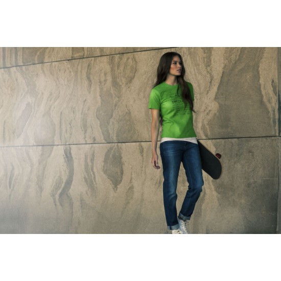 Футболка жіноча Ladies Heavy T-shirt, колір тепло-зелений - 2264014728