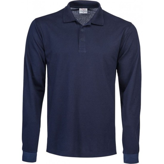 Лонгслів поло чоловічий Surf Pro L/S, колір темно-синій - 2265026600