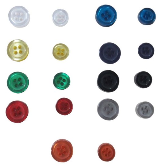 Ґудзики маленькі Shirt Buttons Small від ТМ Printer Essentials, колір тепло-зелений - 2269002728