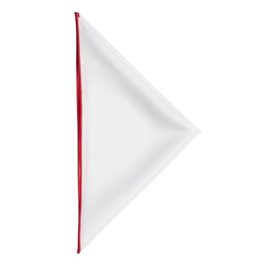 Краватка HANDKERCHIEF, колір білий/червоний - 2920100104