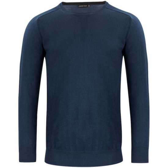 Пуловер чоловічий Merino U-neck, колір темно-синій - 2930201600