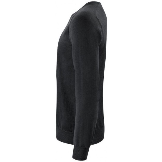Пуловер чоловічий Merino U-neck, колір чорний - 2930201900