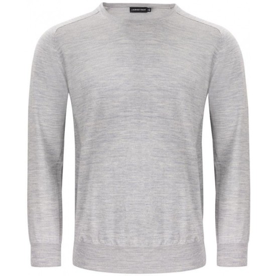 Пуловер чоловічий Merino U-neck, колір сірий меланж - 2930201910