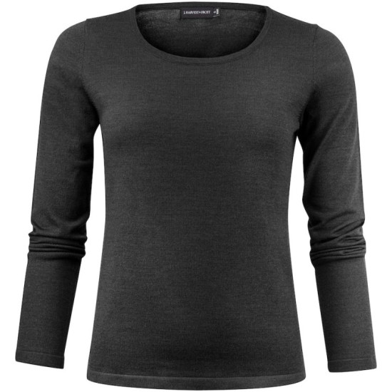 Пуловер жіночий Merino U Woman, колір чорний - 2930203900