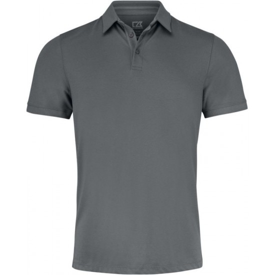 Футболка поло чоловіча Cutter&Buck Oceanside Stretch Men, колір темно-сірий - 35443096