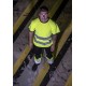 Футболка Projob 6009 EN ISO 20471, class 2, колір жовтий/темно-синій - 64600910