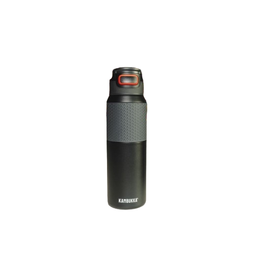 Термопляшка для води Kambukka Elton Insulated, вакуумна, 1000 мл, колір чорний - 11-03037
