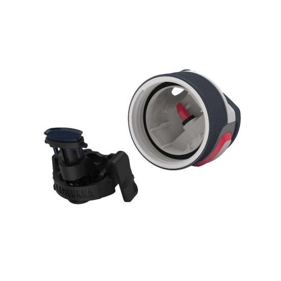 Термопляшка 750 мл сталева Kambukka Elton Insulated, вакуумна, колір чорний/сріблястий - 11-03025