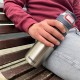 Термопляшка 750 мл сталева Kambukka Elton Insulated, вакуумна, колір чорний/сріблястий - 11-03025