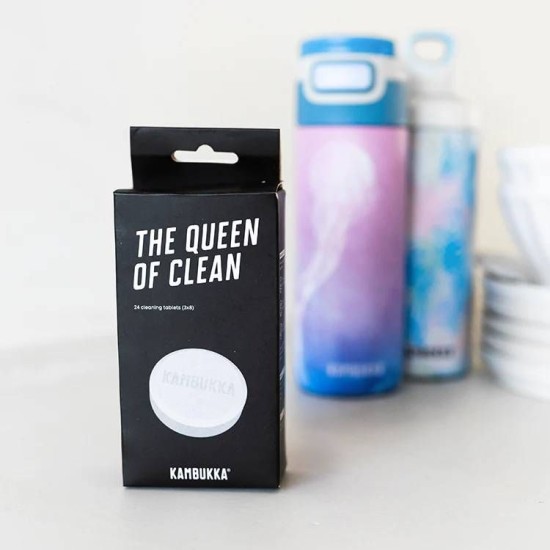 Таблетки для очищення пляшок Kambukka Queen of Clean, колір білий - 11-07001