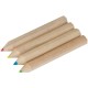 Набір міні-олівців кольорових 4 шт, колір коричневий - 1112801