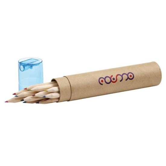 Набір олівців кольорових 12 шт, колір коричневий - 1182401