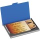 Візитниця металева, кольорова кришка, колір синій - 2004304