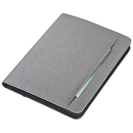 Папка для документів формату А4 та Павербанк 5000 mAh, колір сірий - 2012307