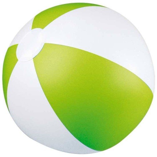 М'яч пляжний, колір білий/світло-зелений - 5105129