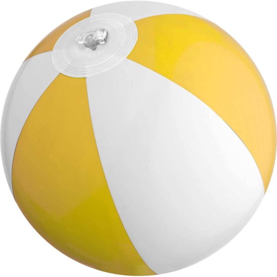 М'яч пляжний, колір білий/жовтий - 5826108