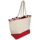 Еко-сумка пляжна з джута, колір червоний - 6086405