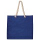 Джутовая сумка для покупок синій - 6086504