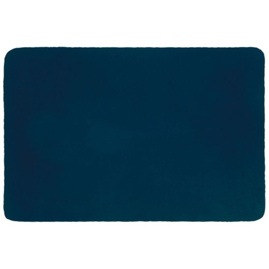 Плед флісовий, колір темно-синій - 6690244