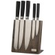Набір кухонних ножів, колір чорний - 8079103