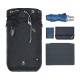 Сумка через плече - речовий мішок антизлодій Travelsafe X15, 2 ступеня захисту, колір чорний - 10483100