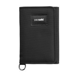 Гаманець антизлодій Pacsafe RFIDsafe trifold, колір чорний - 11005100