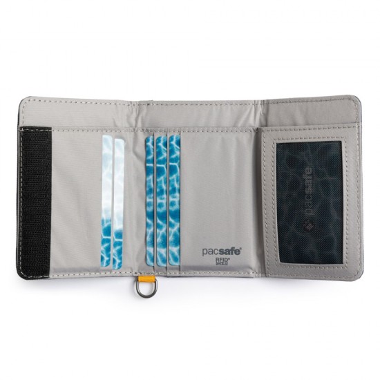 Гаманець антизлодій Pacsafe RFIDsafe trifold, колір темно-синій - 11005651