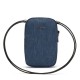 Сумка RFIDsafe travel crossbody bag, 3 ступеня захисту, колір синій - 11040646