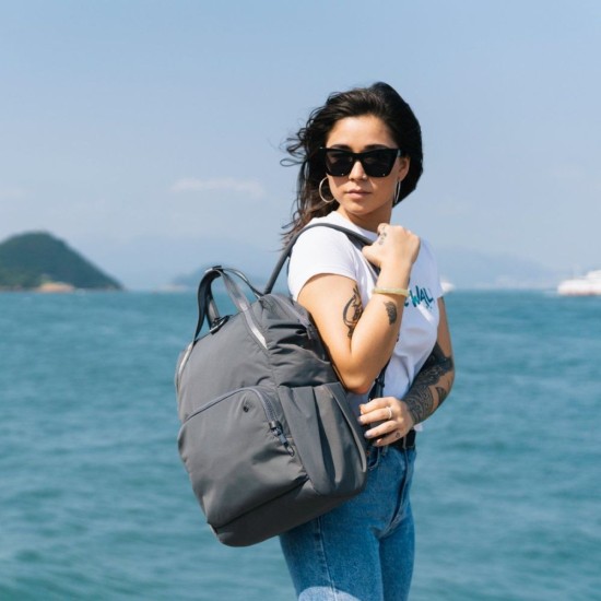 Жіночий рюкзак антизлодій Citysafe CX Backpack, 6 ступенів захисту, колір сірий - 20420520