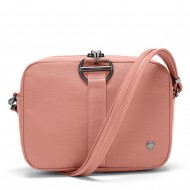 Сумка через плече жіноча антизлодій Pacsafe Citysafe CX square Crossbody, колір рожевий - 20436340
