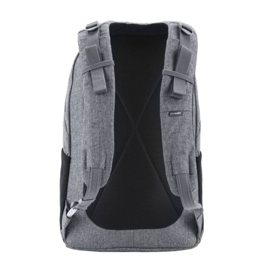 Рюкзак для ноутбука Pacsafe Metrosafe LS450 15 , антизлодій , 6 ступенів захисту, колір темно-сірий меланж - 30435123