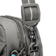 Сумка через плече антизлодій Pacsafe GO Crossbody, колір сірий/помаранчевий - 35105146
