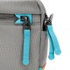 Сумка через плече антизлодій Pacsafe GO Crossbody, колір сірий/помаранчевий - 35105146
