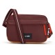 Сумка через плече антизлодій Pacsafe GO Crossbody, колір бургунді/помаранчевий - 35105345
