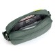 Сумка через плече антизлодій Pacsafe GO Crossbody, колір темно-зелений/помаранчевий - 35105535