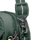 Сумка через плече антизлодій Pacsafe GO Crossbody, колір темно-зелений/помаранчевий - 35105535