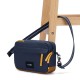 Сумка через плече антизлодій Pacsafe GO Crossbody, колір темно-синій/помаранчевий - 35105660