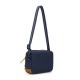 Сумка через плече антизлодій Pacsafe GO Crossbody, колір темно-синій/помаранчевий - 35105660