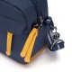 Сумка через плече антизлодій Pacsafe GO Crossbody, колір темно-синій/помаранчевий - 35105660