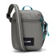 Сумка через плече антизлодій Pacsafe GO Micro Crossbody, колір сірий/блакитний - 35130146