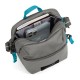 Сумка через плече антизлодій Pacsafe GO Micro Crossbody, колір сірий/блакитний - 35130146