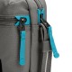 Сумка через плече антизлодій Pacsafe GO Micro Crossbody, колір сірий/блакитний - 35130146