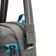 Сумка через плече антизлодій Pacsafe GO Micro Crossbody, колір сірий/блакитний - 35130146