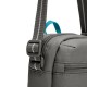 Сумка через плече антизлодій Pacsafe GO Micro Crossbody, колір сірий/блакитний - 35130146