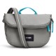 Сумка через плече антизлодій Pacsafe GO Saddle Crossbody, колір сірий/блакитний - 35140146