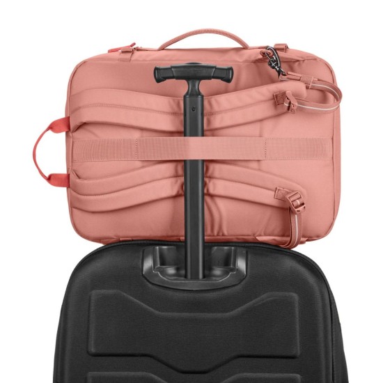Рюкзак антизлодій антизлодій Pacsafe® GO Carry-on 34L, 7 ступенів захисту, колір рожевий - 35155340