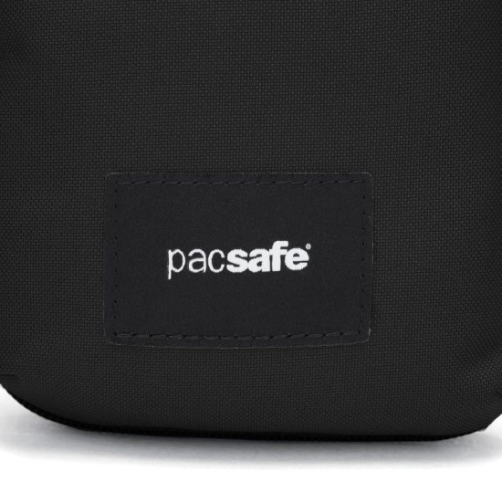 Сумка через плече антизлодій Pacsafe® GO Tech Crossbody, 4 ступені захисту, колір насичений чорний - 35175130