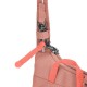 Сумка через плече антизлодій Pacsafe GO Tech Crossbody, колір рожевий - 35175340