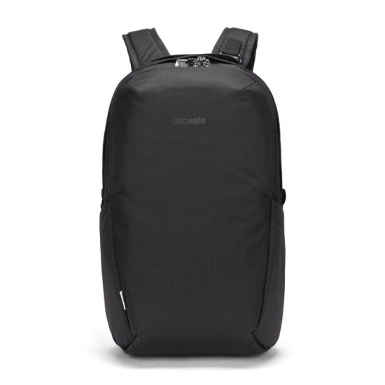 Рюкзак, формат Midi, антизлодій Vibe 25, відновлений нейлон ECONYL, колір чорний еконіл - 40100138